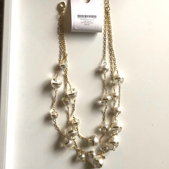 Coldwater Creek 🆕 Demi Bead Illusion earrings/necklace set in CC gift box - Picture 7 of 14